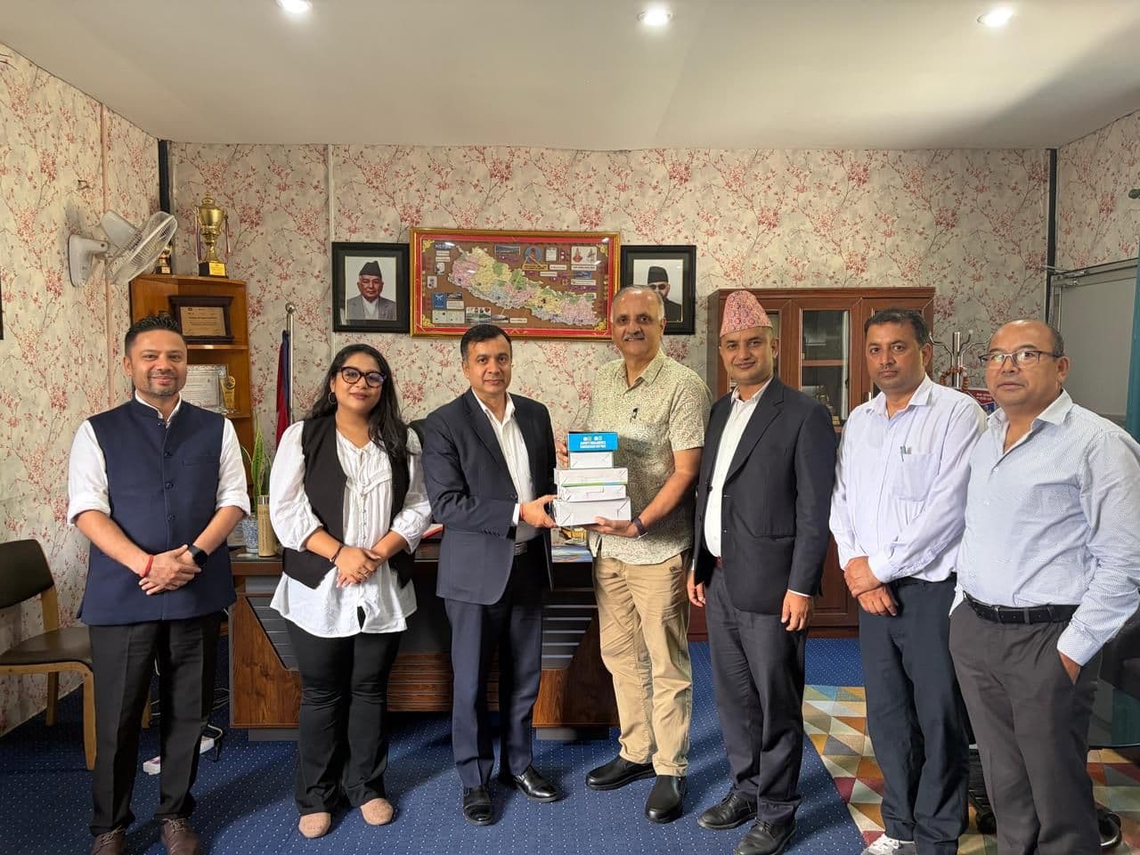 SOPPAN donates 1000 Solar LED lights to AEPC for Flood Victims